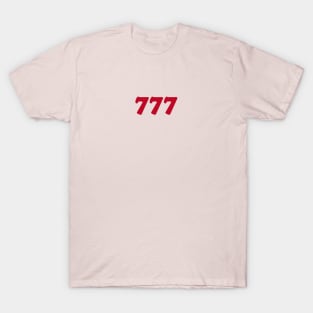 777 (Cherry red) T-Shirt